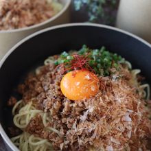 絶品!和風肉みそ混ぜそば