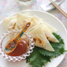 エビワンタンの甘酢あんかけ