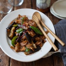 茄子の回鍋肉。