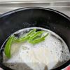 【グリルチキンとすりおろしトマトのぶっかけ素麺】の工程2
