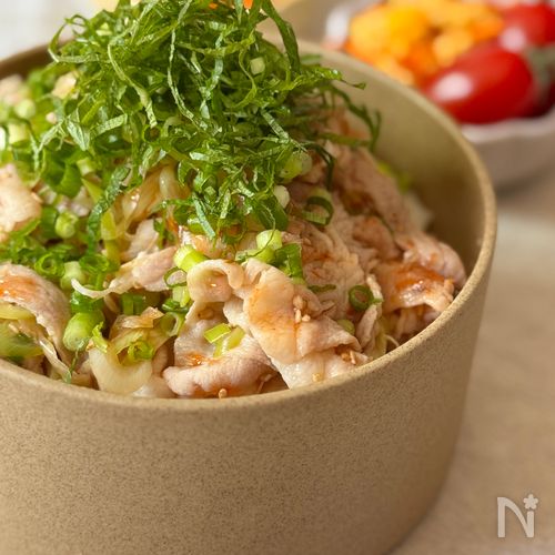10分で完成!【しゃぶしゃぶ丼】