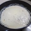 タラのソテーとほうれん草のクリームソースかけの工程3
