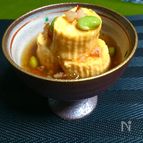 茶碗蒸しより早い♪締め卵の海老そぼろ餡かけ