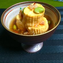 茶碗蒸しより早い♪締め卵の海老そぼろ餡かけ