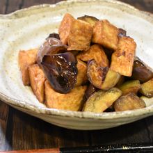 コクがあって美味しい♪茄子と厚揚げの甘辛炒め
