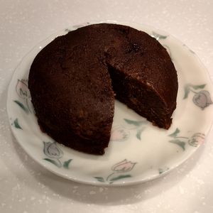 1259761の作ってみた!投稿(小麦粉無し！レンジで3分のチョコバナナケーキ)