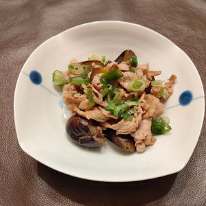 ukinkoの作ってみた!投稿(旬の秋ナスで♡【茄子と豚バラの生姜ポン酢だれ炒め】味付け簡単)