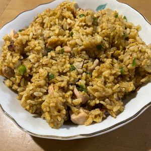 884052の作ってみた!投稿(夏はスパイシーなカレーチャーハン)