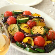 【作り置き】夏野菜のレモンハーブマリネ