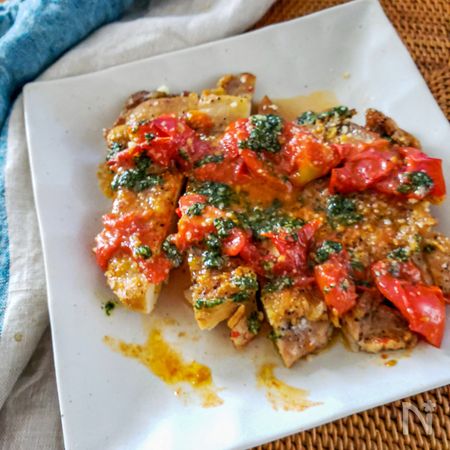 動画あり パリパリチキンソテーの大葉ジェノベーゼソース By パパイズム レシピサイト Nadia ナディア プロの料理家のおいしいレシピ