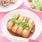 厚揚げチーズの照り焼き　お財布節約レシピ♪