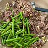 【牛肉とにんにくの芽の中華炒め】調味料全て小さじ2！の工程3