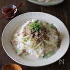 フライパンひとつでお野菜しっかりお手軽1食♪担々スープごはん