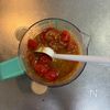 やさしくたんぱく質補給✨ささみ×厚揚げのトマト味噌包み蒸しの工程1