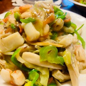 ma_miiの作ってみた!投稿(海鮮メインの皿うどん)