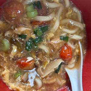 冬瓜の作ってみた!投稿(おかわり必須！？酸辣湯風とまたまうどん)