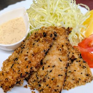 まゆのの作ってみた!投稿(お魚が苦手な方にも♡ごま風味のアジフライ)