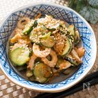 少材料・調味料同量で簡単♡きゅうりとちくわのキムチマヨ和え
