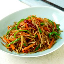 食物繊維豊富【白滝とピーマン入りきんぴら】植物油・砂糖不使用