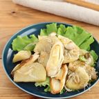 下仁田ねぎとじゃがいものしらすガーリックバター炒め