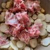 きく芋と豚肉のポンマヨ炒めの工程1