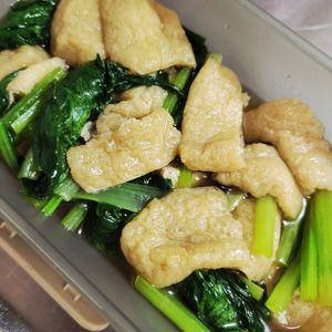 ヴェルの作ってみた!投稿(副菜におすすめ♡基本の『小松菜と油揚げの煮びたし』)