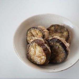 かのの作ってみた!投稿(なすのはさみ照り焼き)