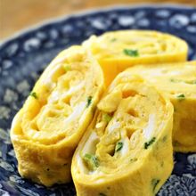 天かす（揚げ玉）入りの卵焼き