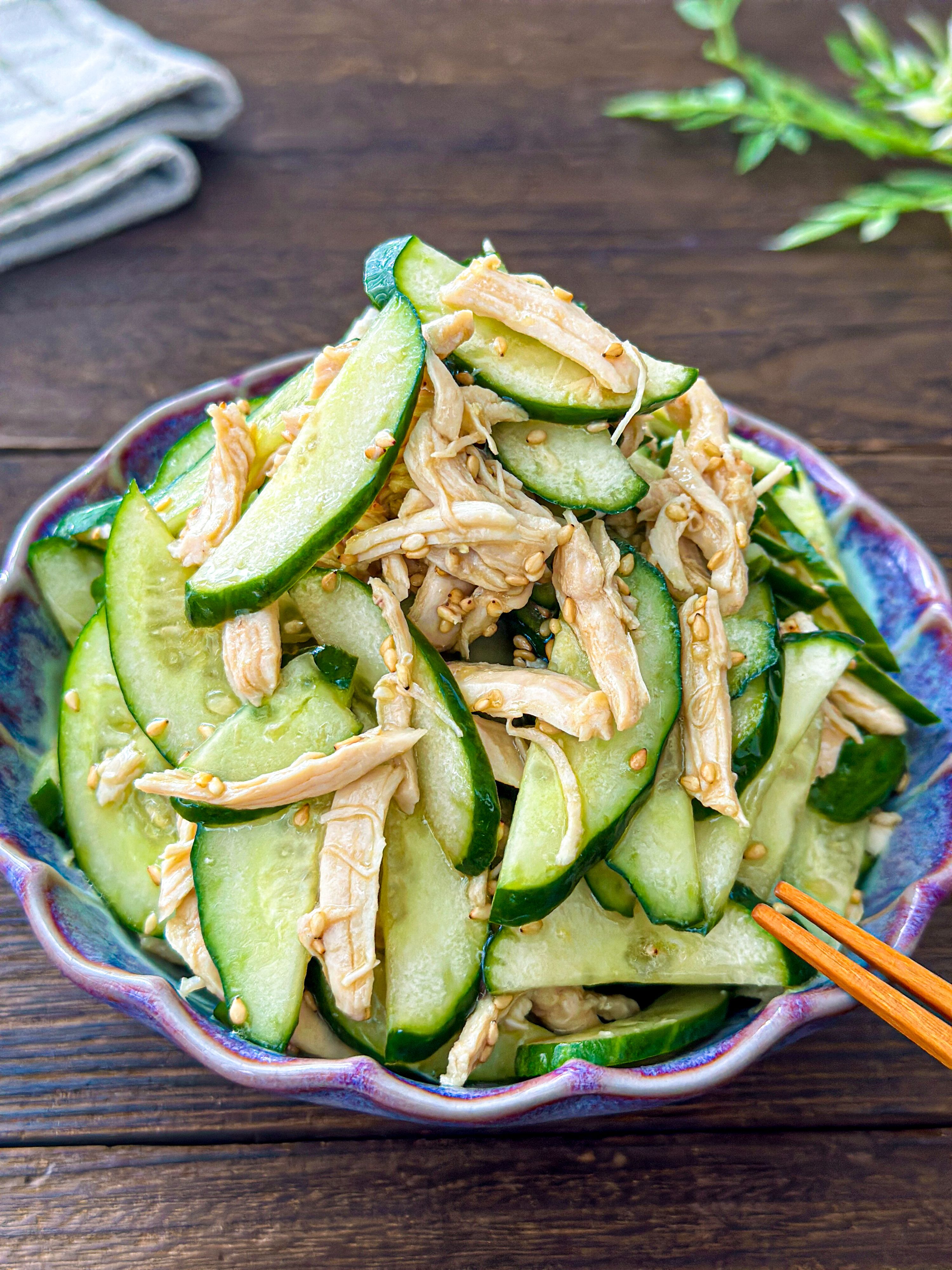 抱えて食べたい♪【ささみときゅうりの中華風】 | レシピサイトNadia