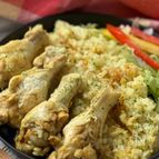 【炊飯器で完結！】チキンカレーピラフ
