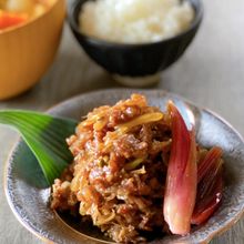 自家製の牛肉佃煮（生らっきょう・実山椒）