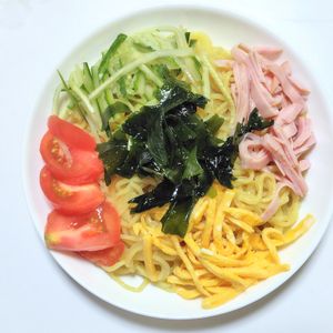 ふうかの作ってみた!投稿(さっぱりコクうま♪レモン香るわが家の【王道冷やし中華】)