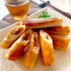 たった10分で☆中華風豚肉とメンマの揚げない春巻き