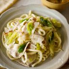 麺は茹でない！レンチンもしない！【豚バラねぎ塩うどん】