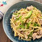 豚こまで簡単！《我が家の青椒肉絲》
