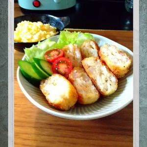 チョロリスの作ってみた!投稿(【自慢のはんぺん海老カツ】たっぷりタルタルソースで♪)