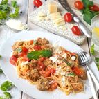 サルシッチャとフレッシュトマトのパスタ