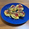 こむぎの作ってみた!投稿(きゃべつとはんぺんと豆腐のお好み風もちもち焼き)