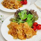 【10分で完成】薄切り肉で早ウマ♡ポークチャップ