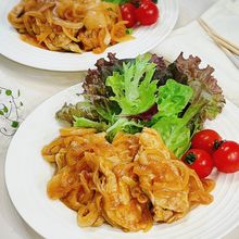 【10分で完成】薄切り肉で早ウマ♡ポークチャップ