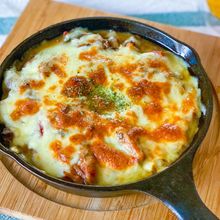 超カンタン！サバ味噌トマトのチーズ焼き