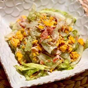 michuの作ってみた!投稿(カニカマとレタスと卵のさっぱりヘルシーサラダ😋🥗)