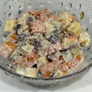 とーるじーじの作ってみた!投稿(【柿とさつまいものヨーグルトマヨサラダ】4つの食感を楽しめる)