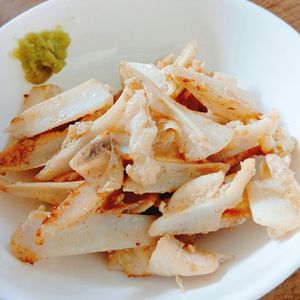 あゆりの作ってみた!投稿(コリコリ食感がたまらない！フライパンやげん軟骨焼き♪)