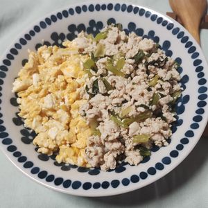 M＊Pの作ってみた!投稿(常備菜におすすめ＊【小松菜と鶏ひき肉そぼろ】)