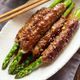 甘辛ジューシー！アスパラの合挽き肉つくね