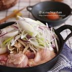 材料少なめ&黄金比で！盛り盛りＷねぎの鶏すき♡
