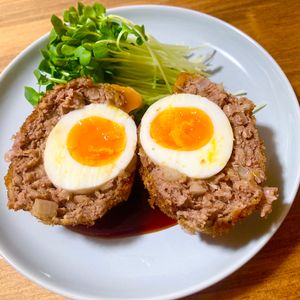 ゆかりの作ってみた!投稿(褒められレシピ『スコッチエッグ』)