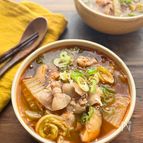 【豚バラ大根と白菜の辛味スープ】うま辛腸活だしスープ