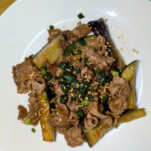joe sanの作ってみた!投稿(なすと牛こまのスタミナ旨ぽん炒め・さっぱりコク旨！)